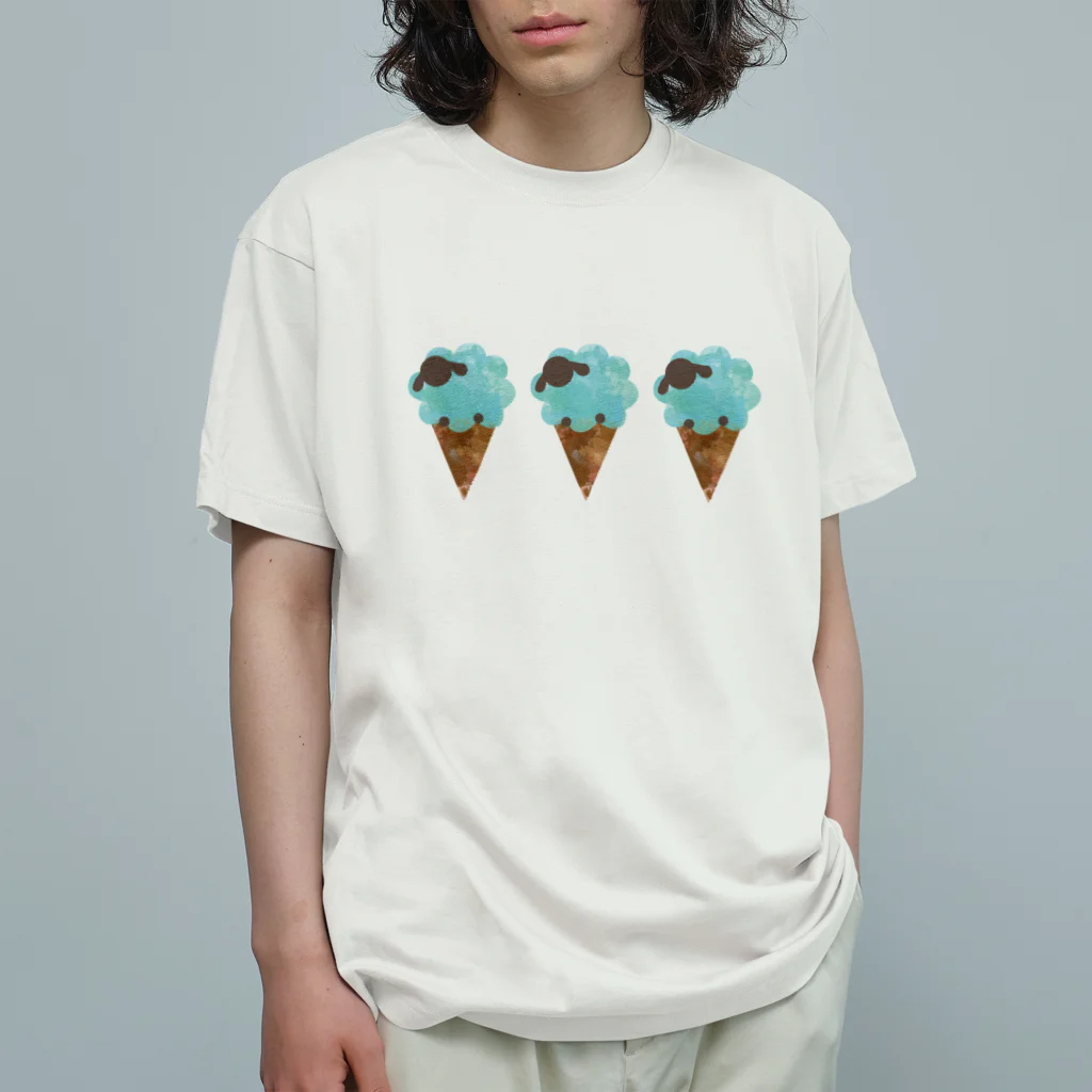 ZERO＊のチョコミントヒツジDX Organic Cotton T-Shirt