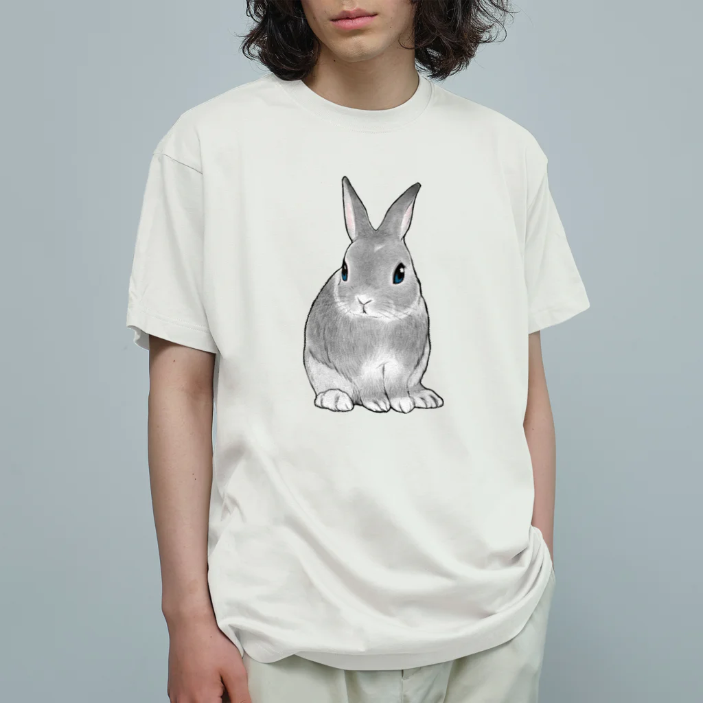 Mock’n Rollのうさぎのモック オーガニックコットンTシャツ