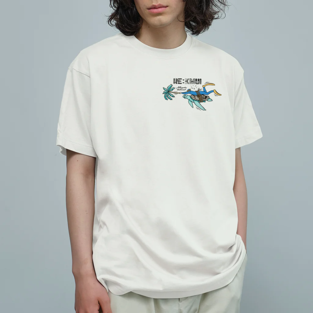 Re:kmui-レプンカムイ-のRe:kmui Relaxing Hunter 白T Organic Cotton T-Shirt