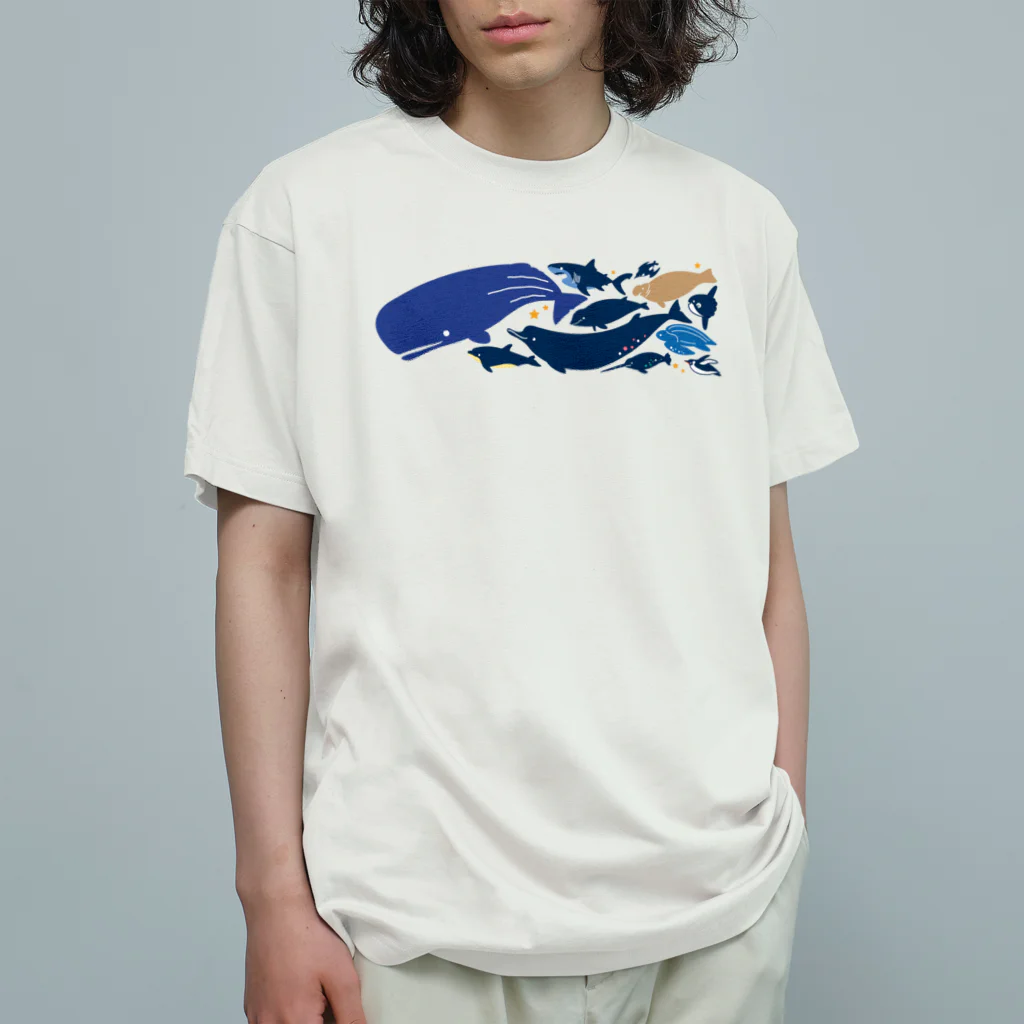 みなとまち層の深海魚C オーガニックコットンTシャツ