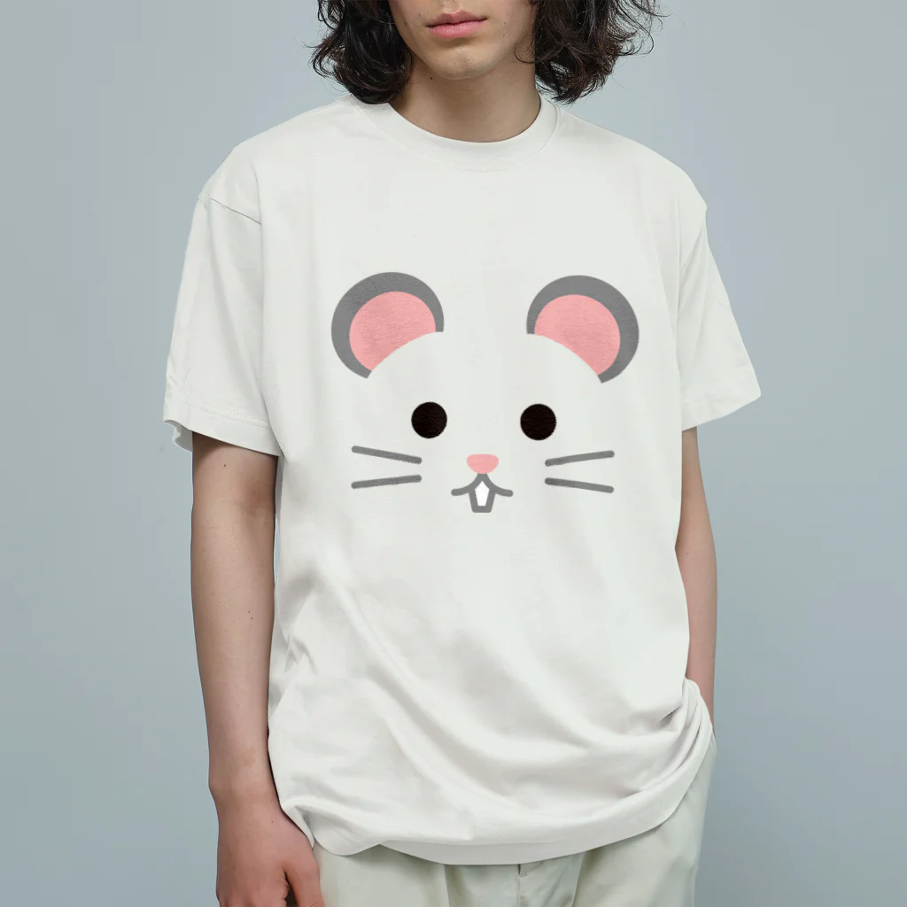 フォーヴァの干支アップ-子-animal up-アニマルアップ- オーガニックコットンTシャツ