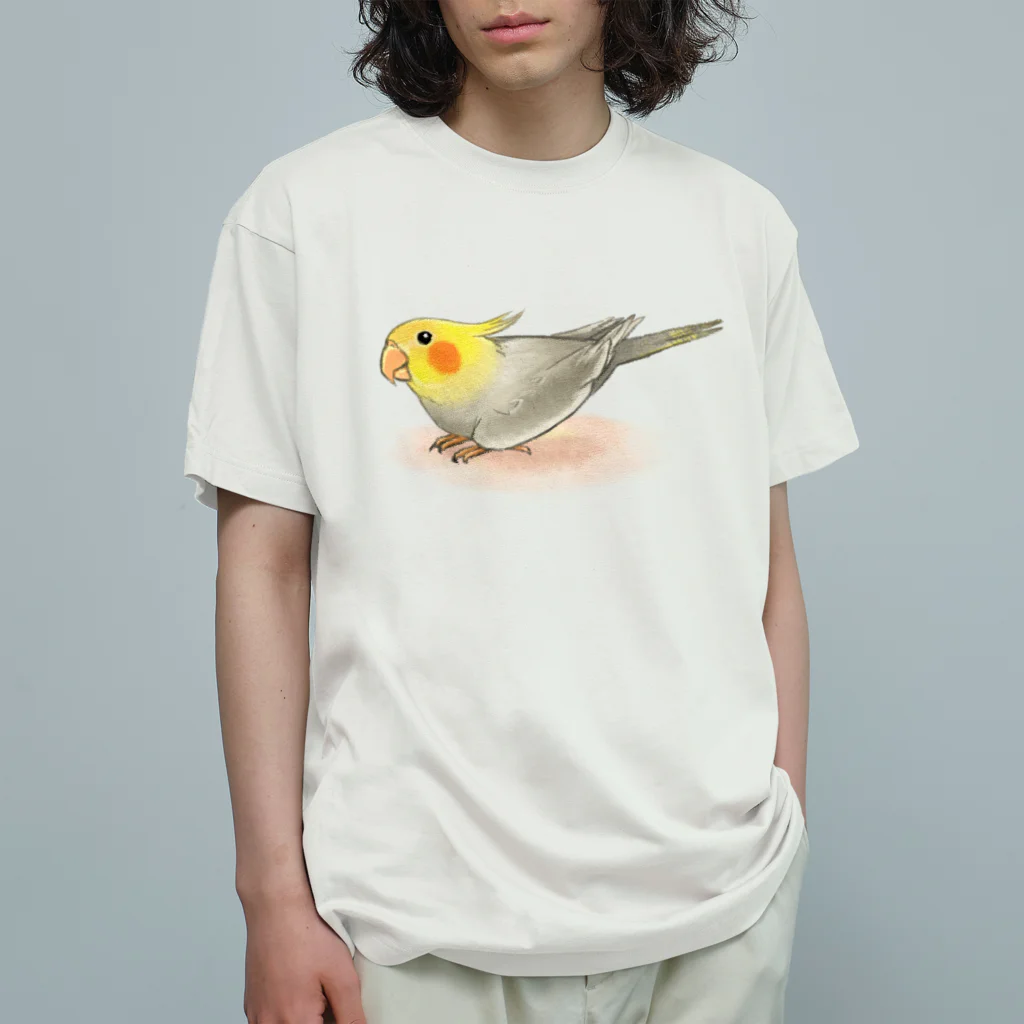 まめるりはことりのオカメインコ　レキ【まめるりはことり】 Organic Cotton T-Shirt