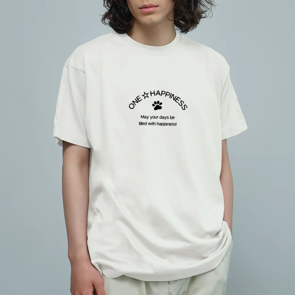 onehappinessのONE☆HAPPINESS Organic Cotton T-Shirt