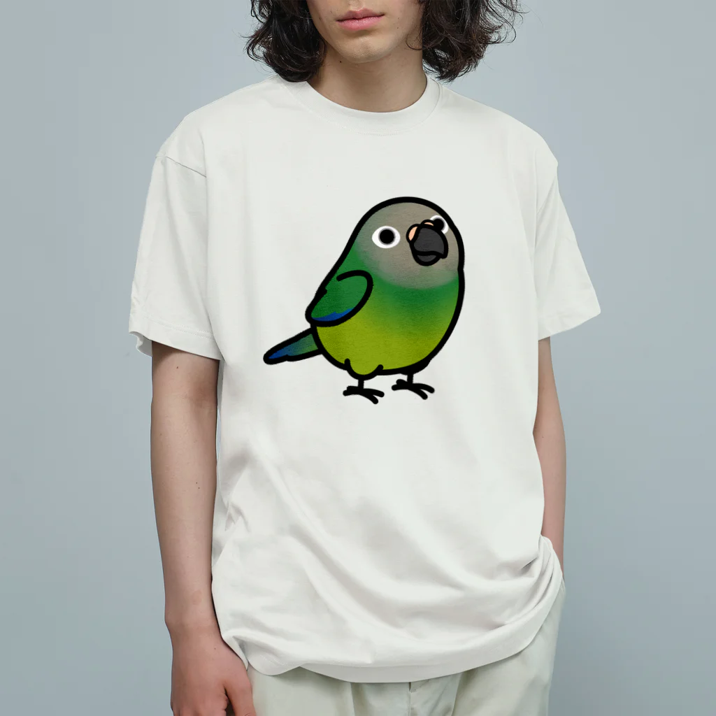 Cody the LovebirdのChubby Bird シモフリインコ オーガニックコットンTシャツ