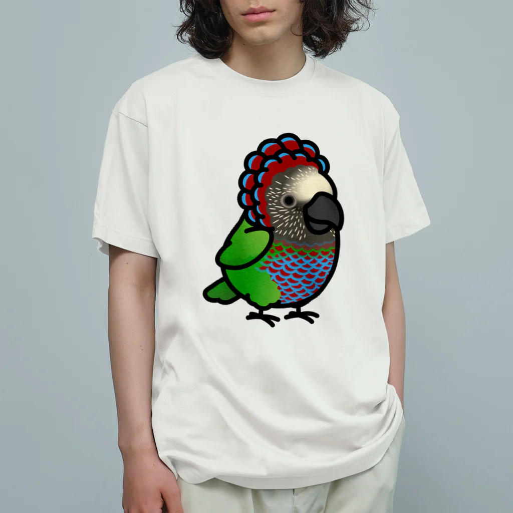Cody the LovebirdのChubby Bird ヒオウギインコ オーガニックコットンTシャツ