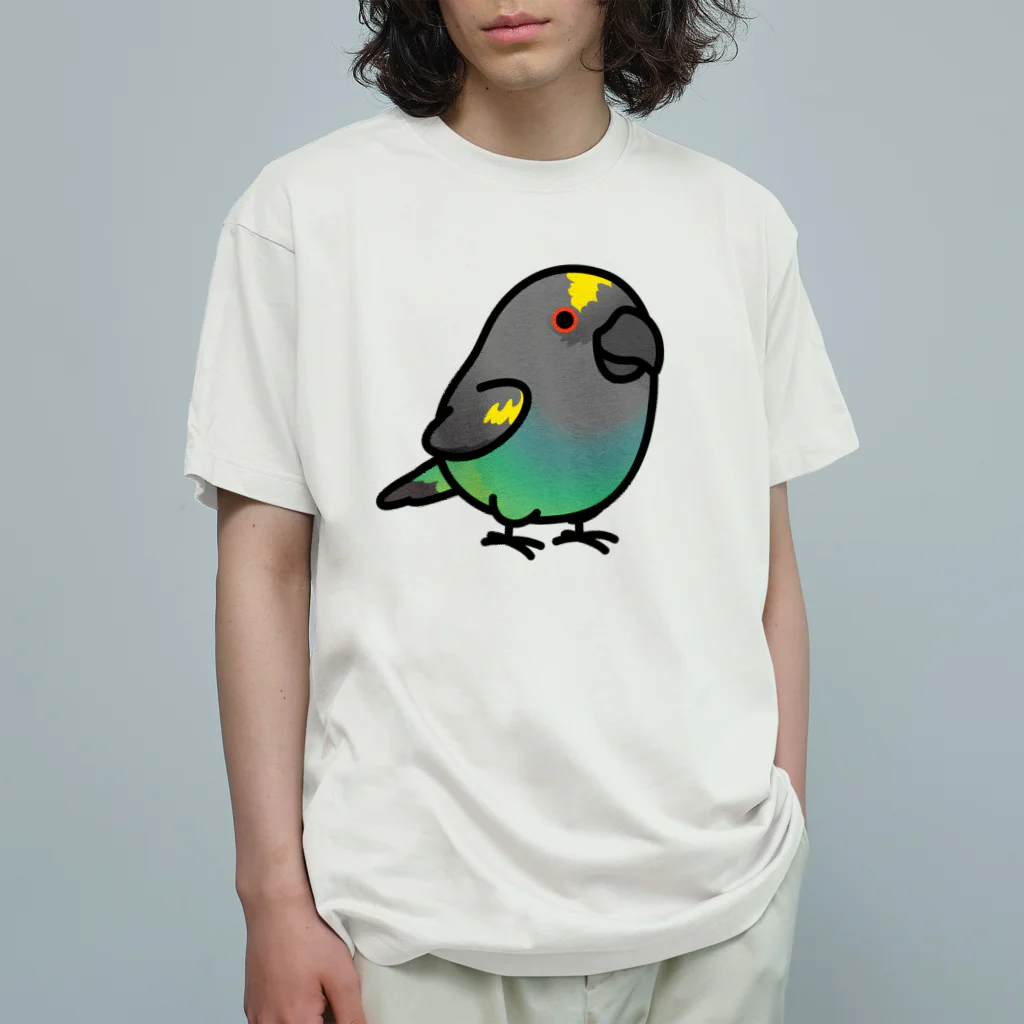 Cody the LovebirdのChubby Bird ムラクモインコ オーガニックコットンTシャツ