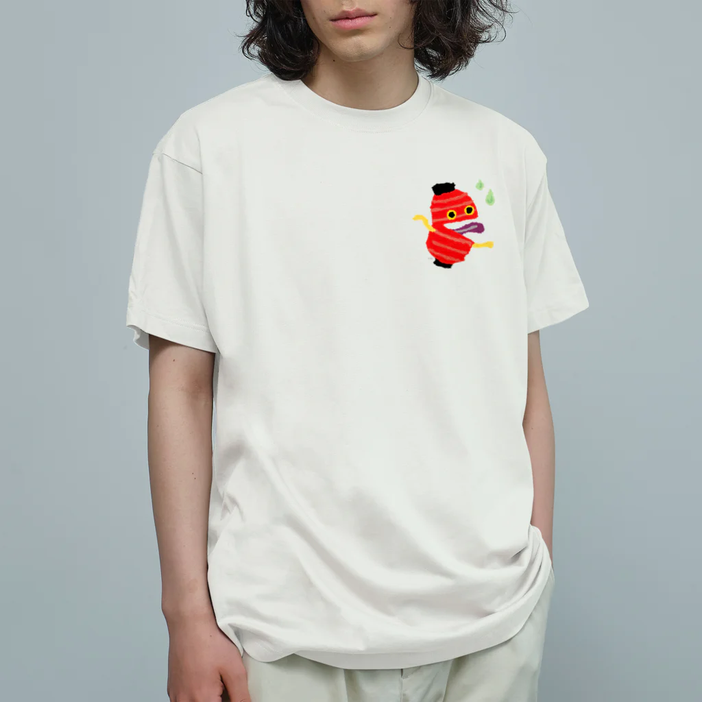 おばけ商店のおばけTシャツ＜提灯おばけ＞ Organic Cotton T-Shirt