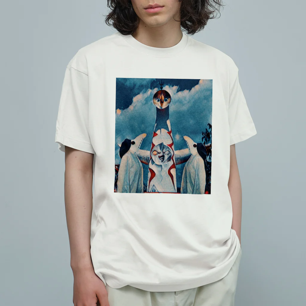 ハオ・バイ・ハオ・シュウライの鳥人間 in Osaka Organic Cotton T-Shirt