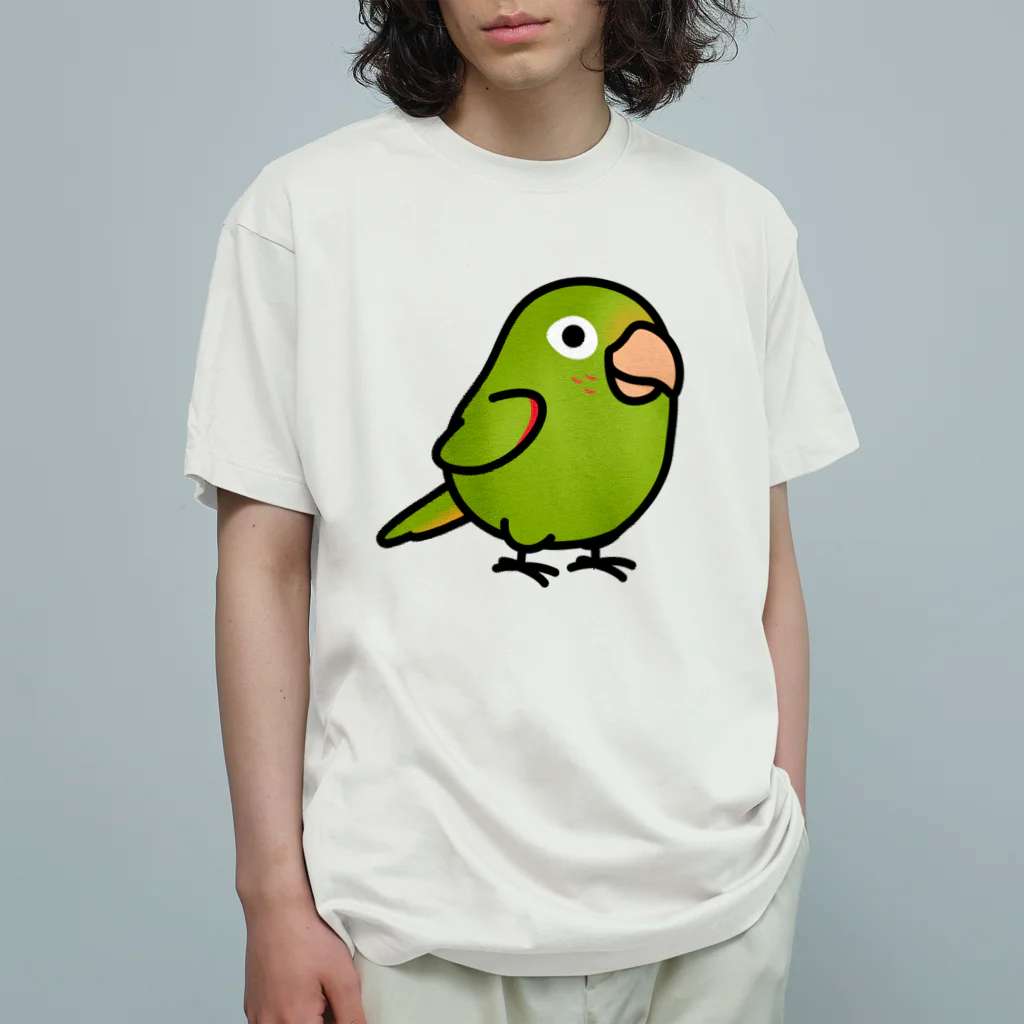 Cody the LovebirdのChubby Bird メジロメキシコインコ オーガニックコットンTシャツ