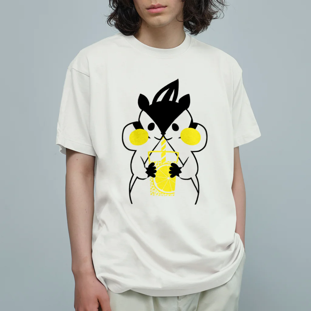 tafu tafuのレモネードしまさん Organic Cotton T-Shirt