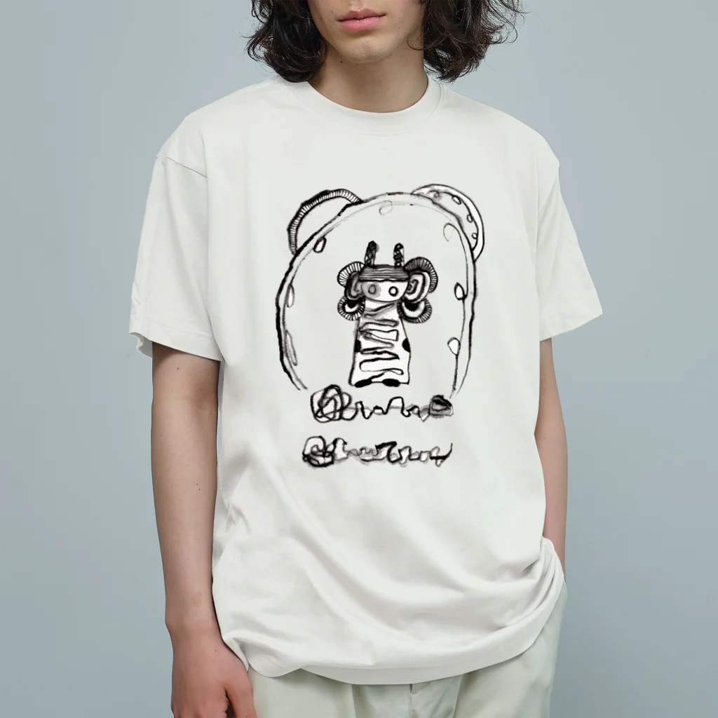 オガサワラミチのつのだす オーガニックコットンTシャツ