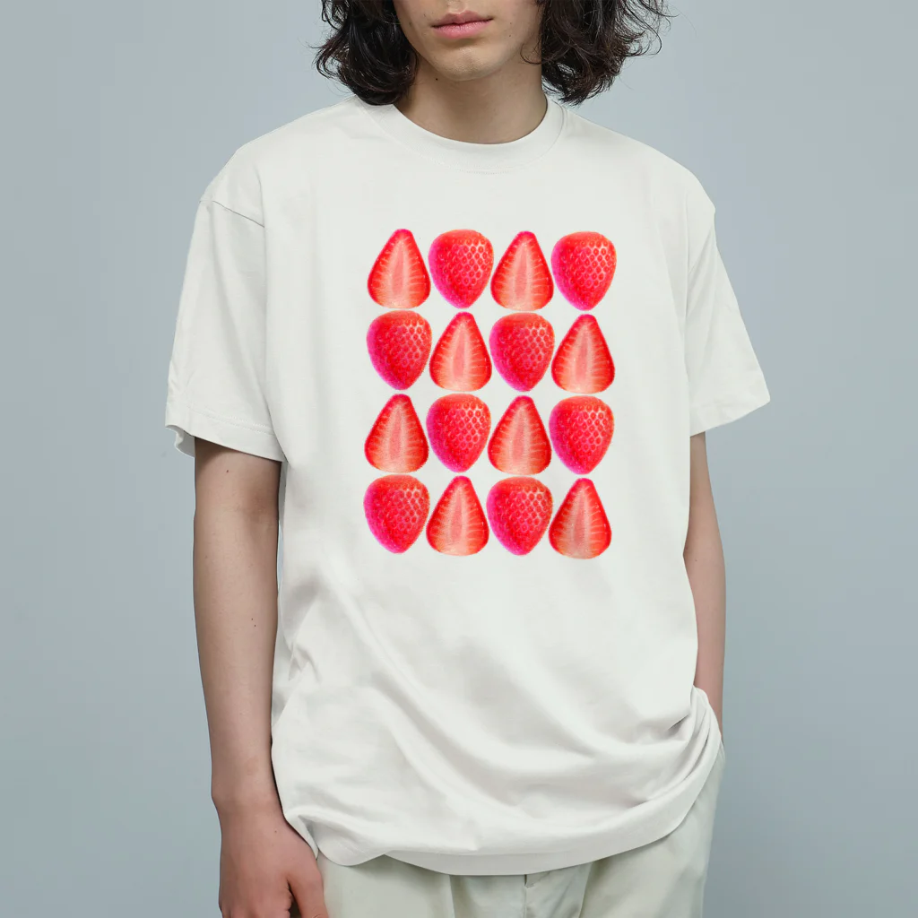 いちごパフェとか。のいちご Organic Cotton T-Shirt