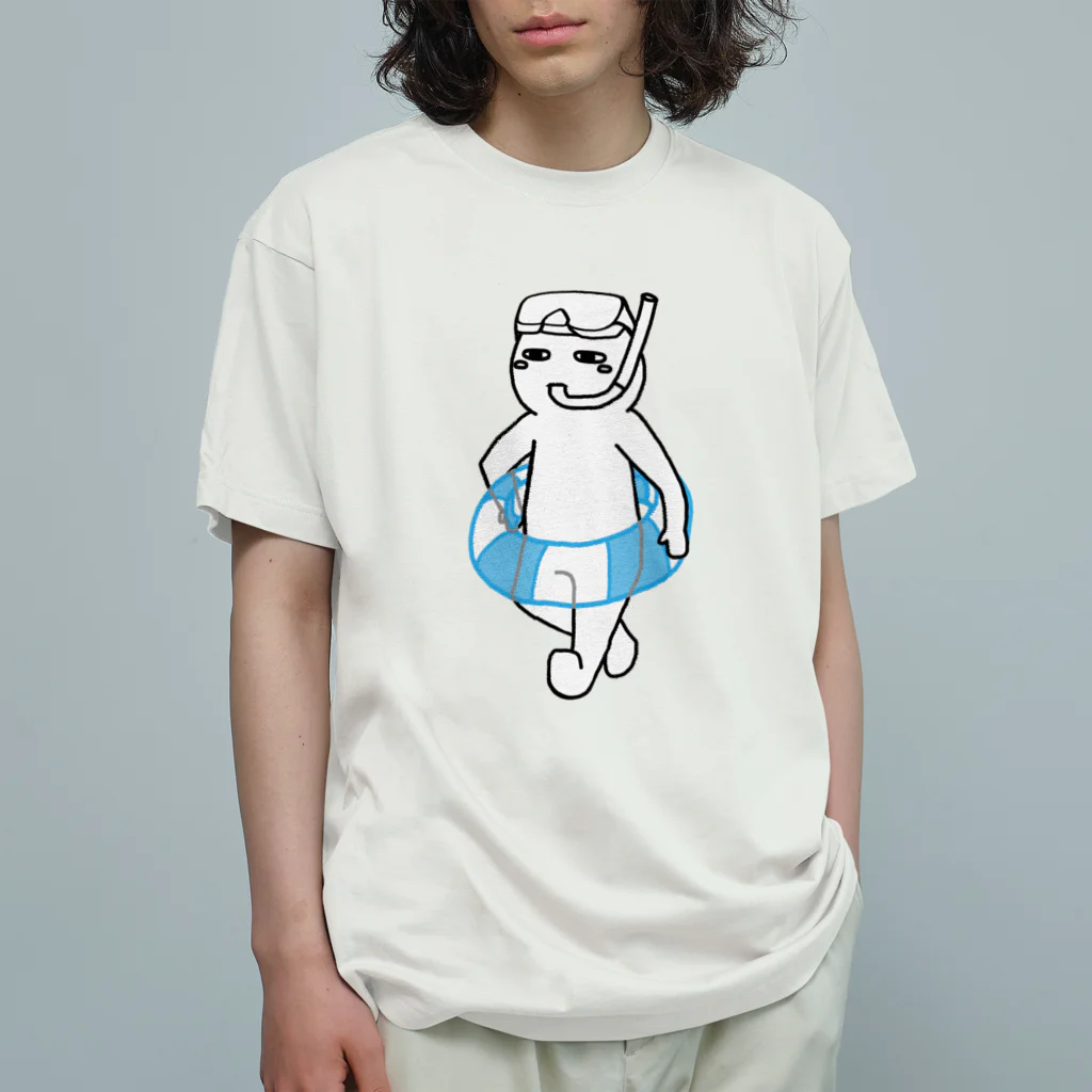 思う屋の夏は嫌いだ(文字無し) オーガニックコットンTシャツ