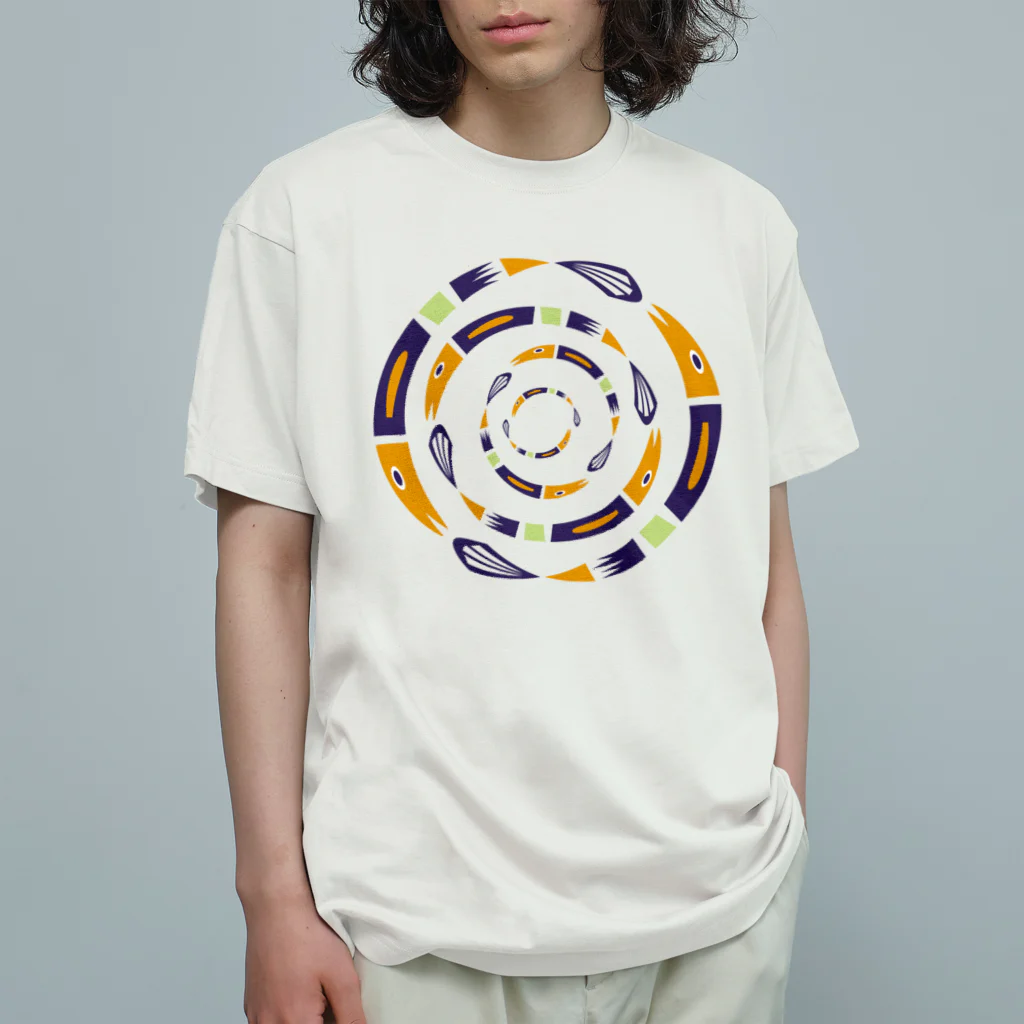 ワカボンドのフィッシュサークル Organic Cotton T-Shirt