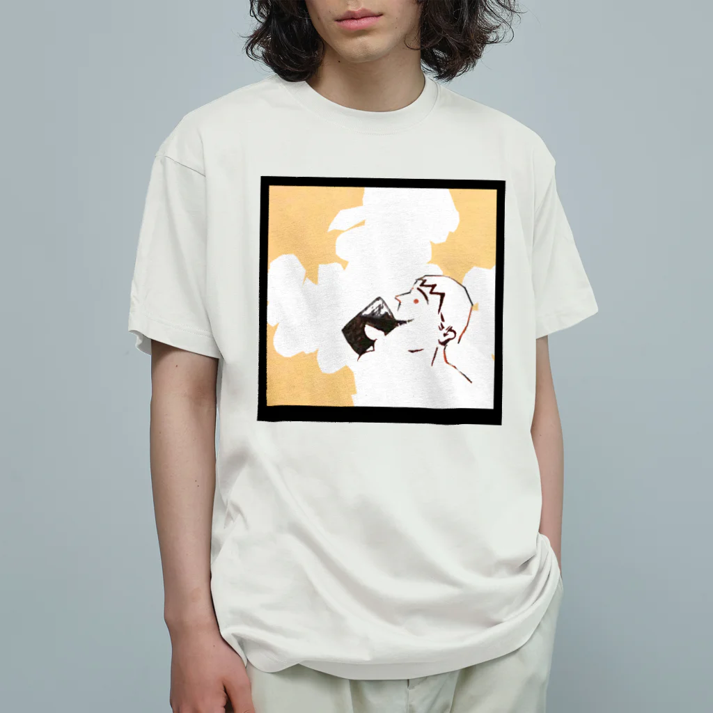 Danke Shoot Coffeeのがぶ飲みアイスコーヒー Organic Cotton T-Shirt