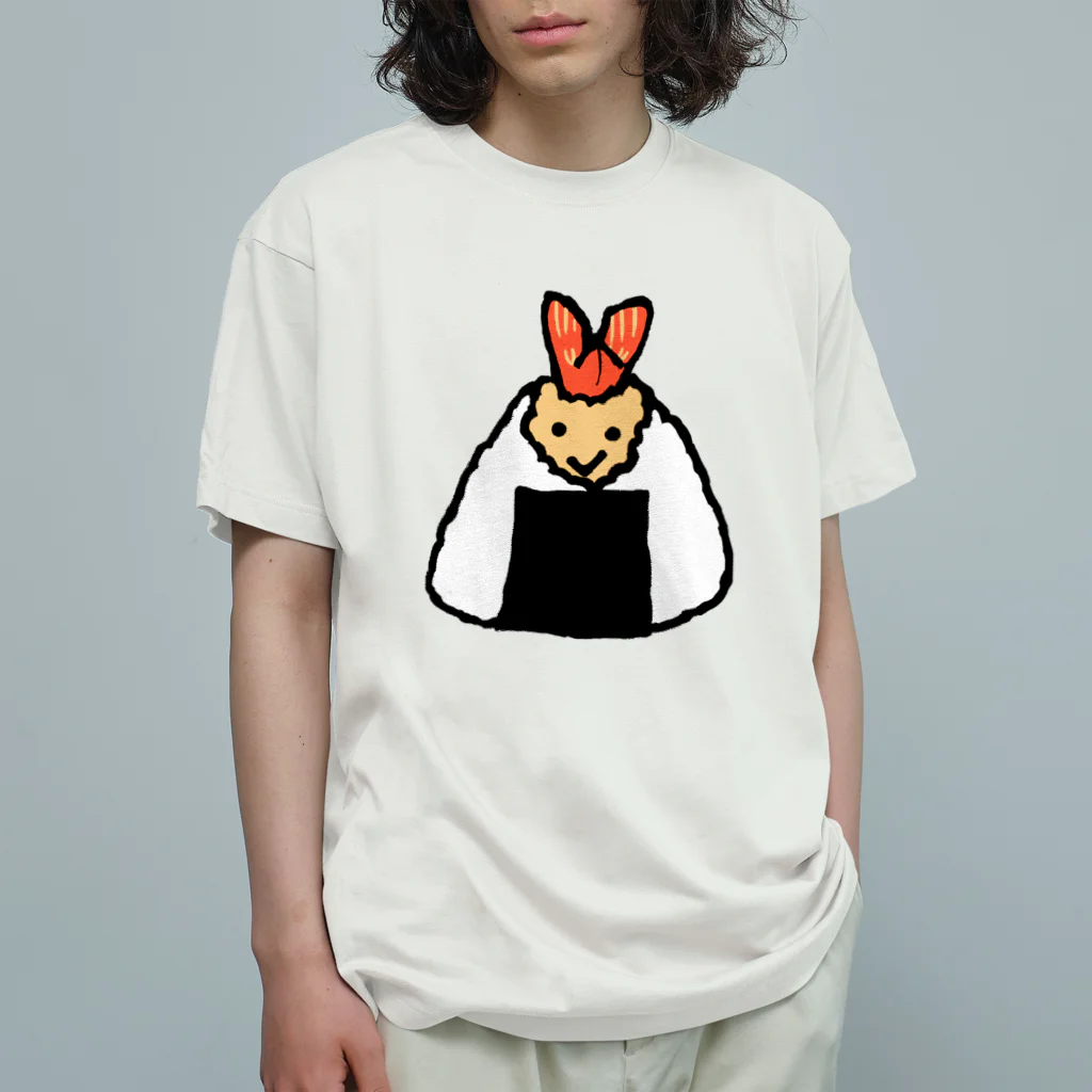 segasworksの笑顔のおむすび（天むす） Organic Cotton T-Shirt