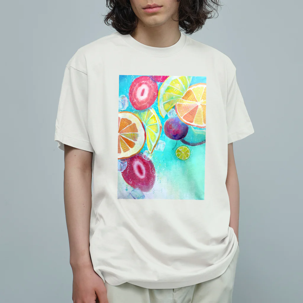 Tsuchiyakaのフルーツサイダー Organic Cotton T-Shirt