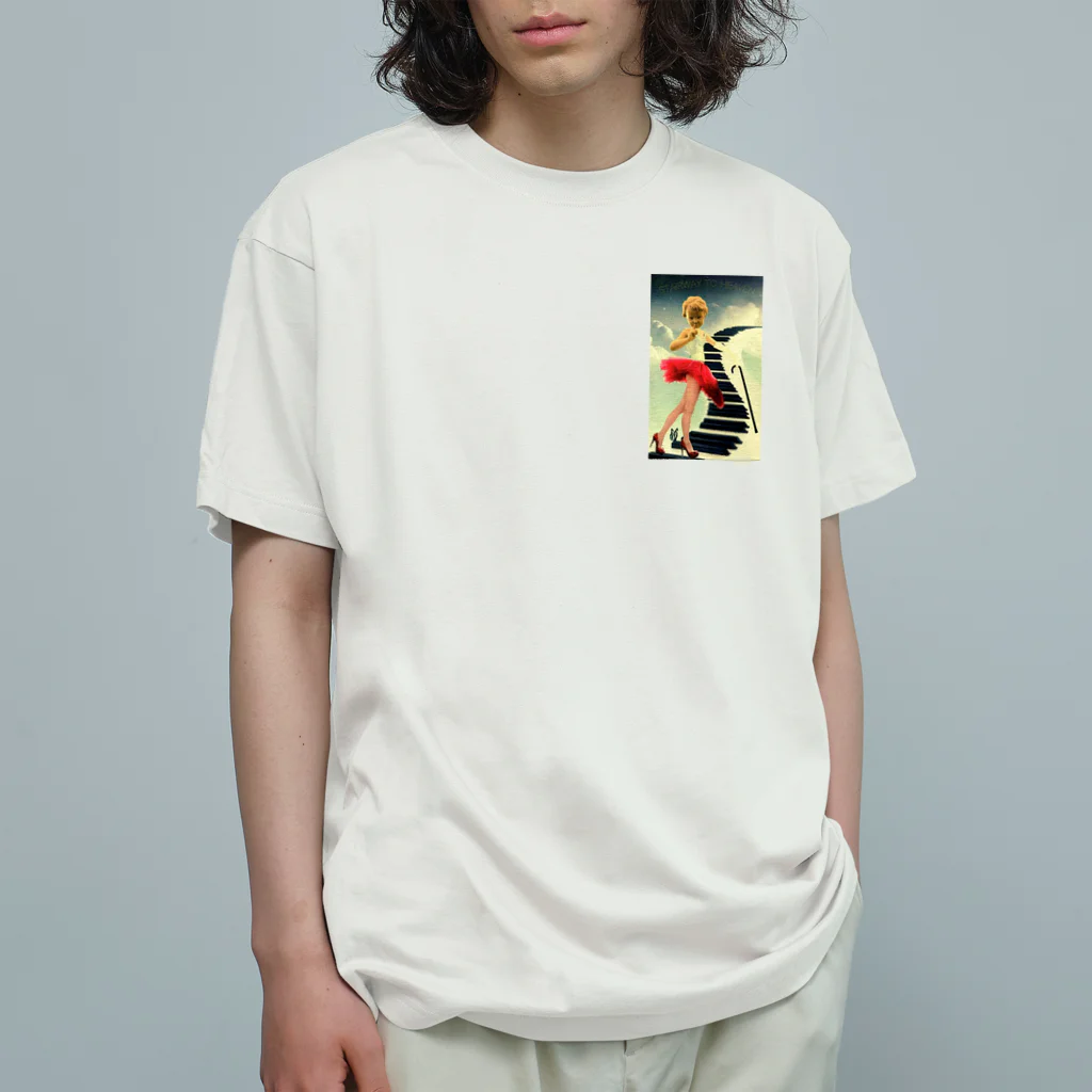 SHOP 318のSTAIRWAY TO HEAVEN オーガニックコットンTシャツ