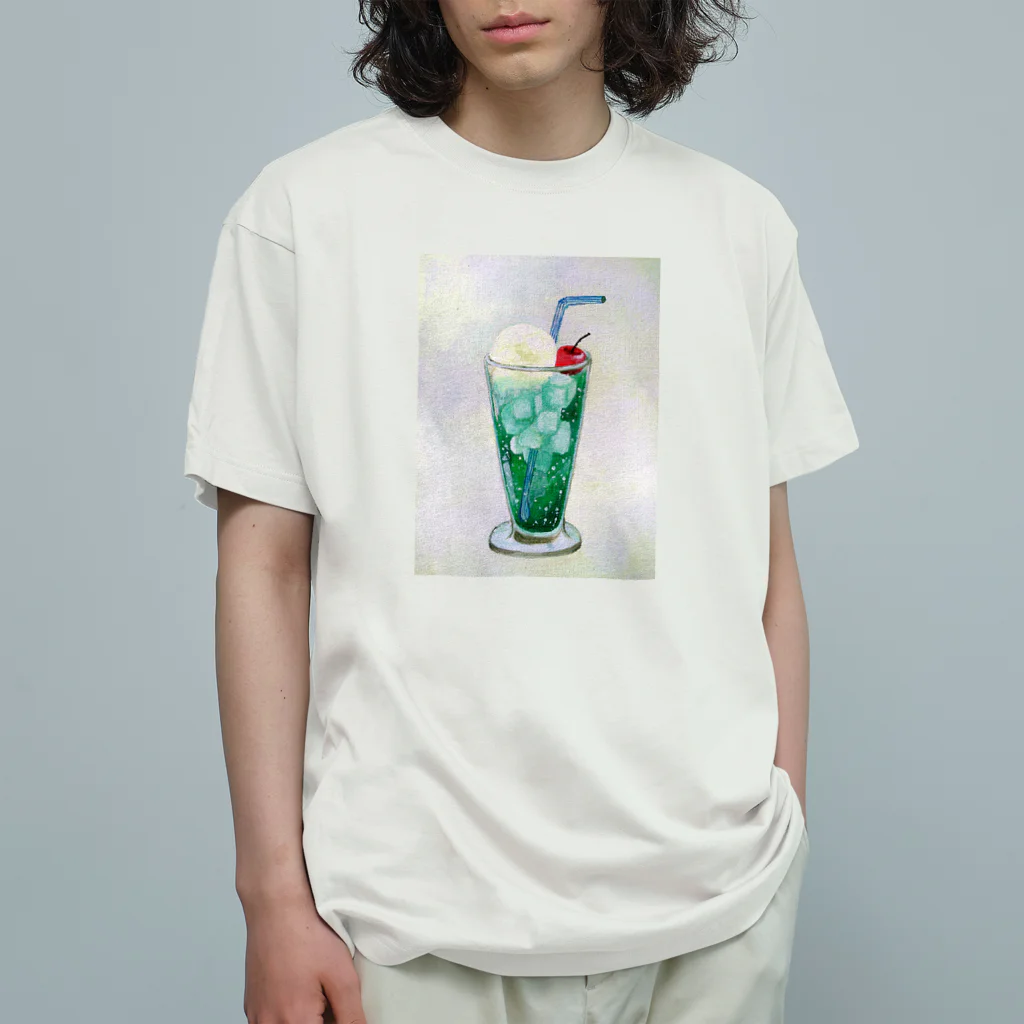 youmoreのメロンクリームソーダ Organic Cotton T-Shirt
