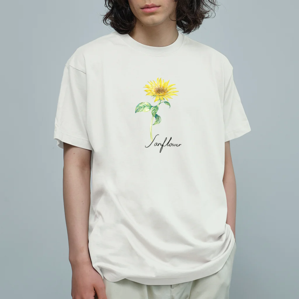 mayapatternのひまわり Organic Cotton T-Shirt