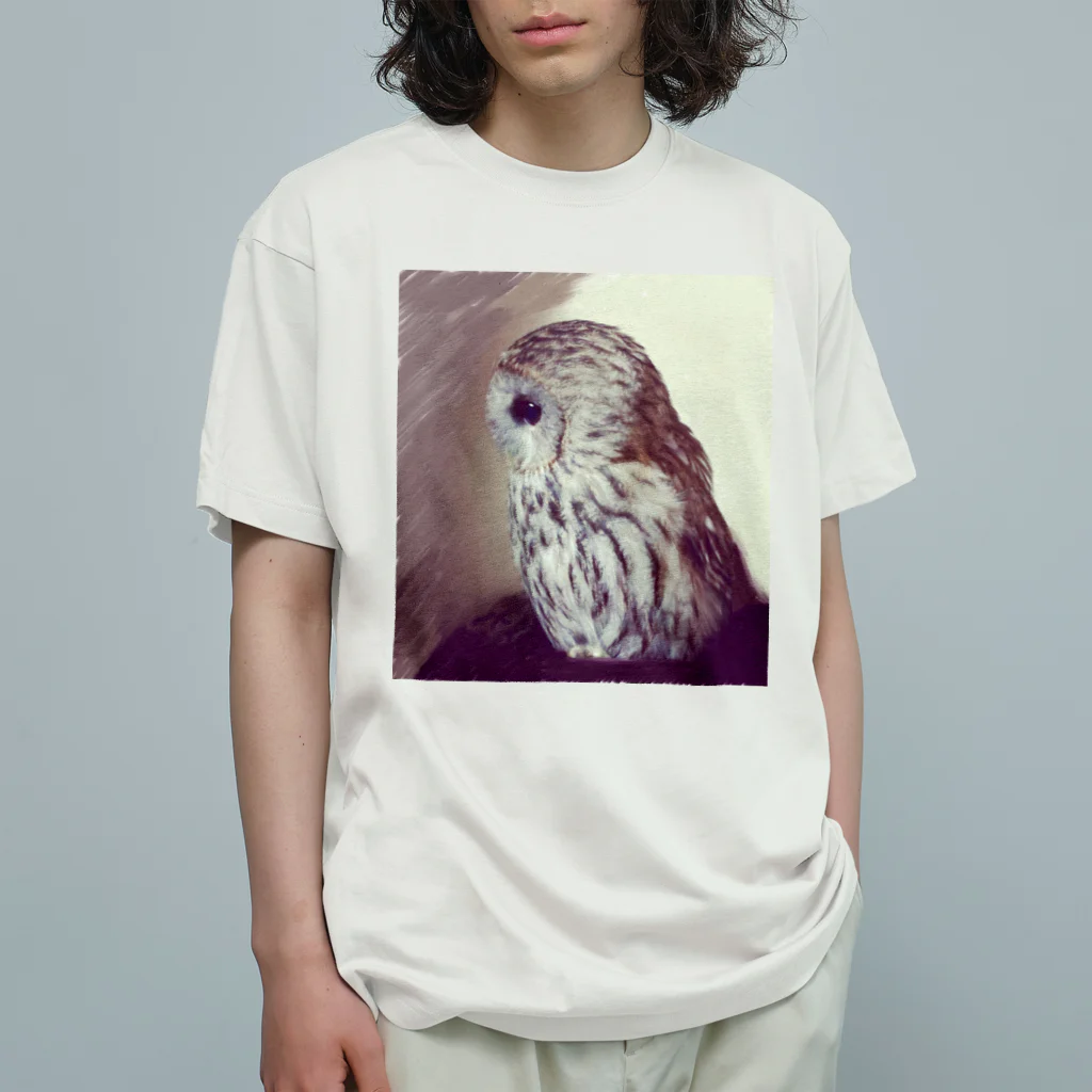 工房もりふくろうのモリフクロウ Organic Cotton T-Shirt