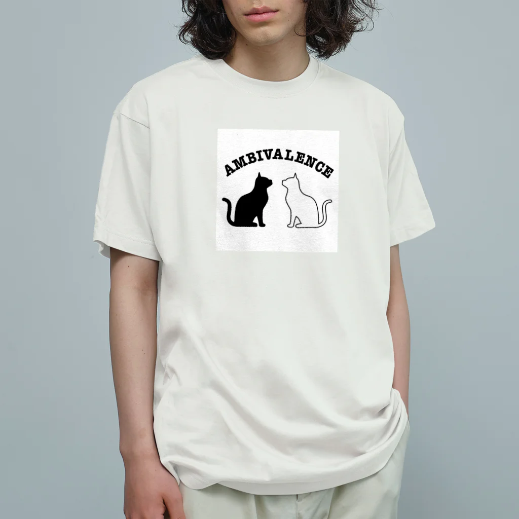 ambivalence official goodsのオーガニックコットンアンビバキャットT オーガニックコットンTシャツ