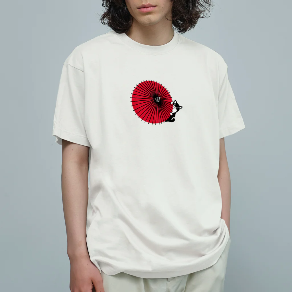 mymyの和傘と柴犬BIG Organic Cotton T-Shirt