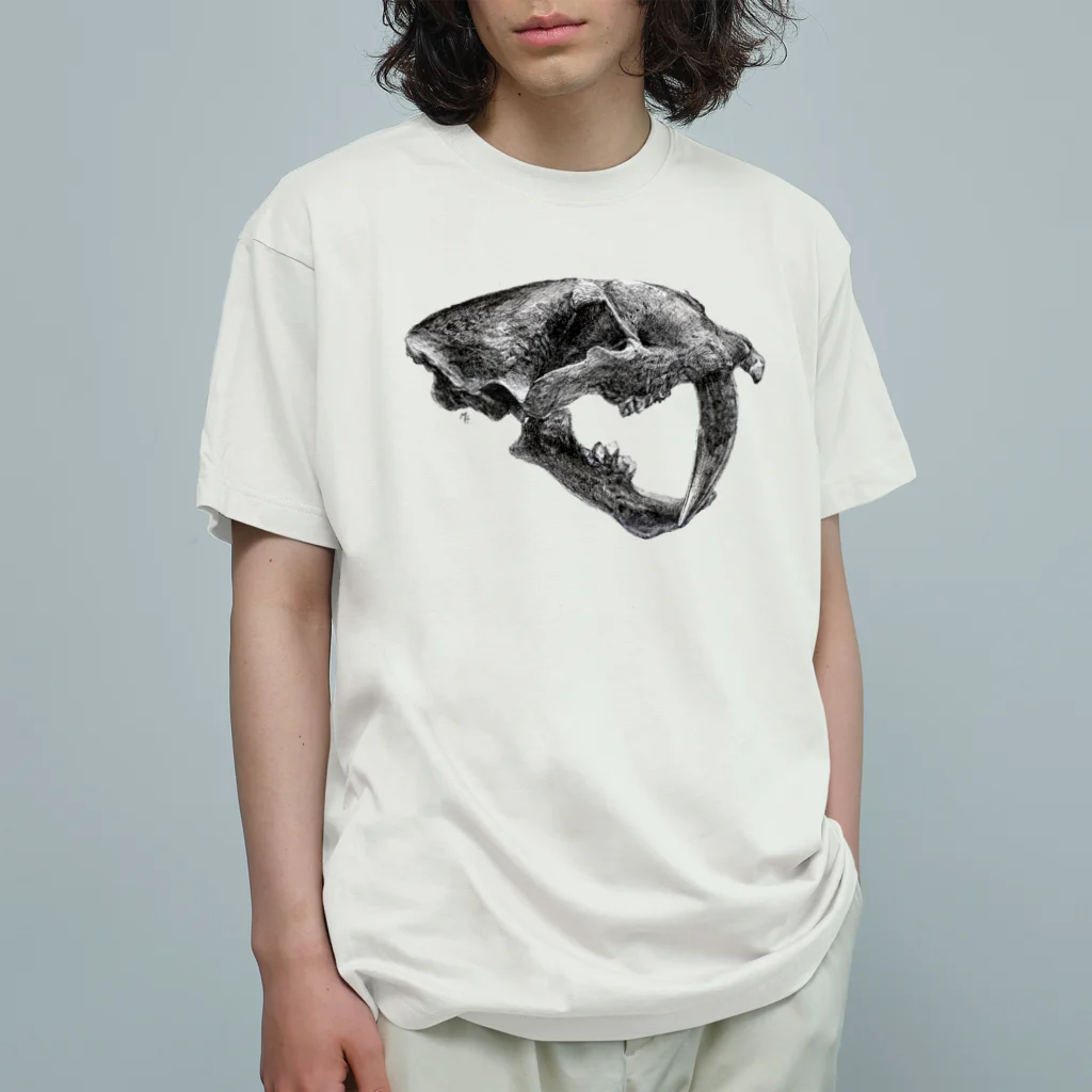 segasworksのスミロドン（頭の骨） Organic Cotton T-Shirt