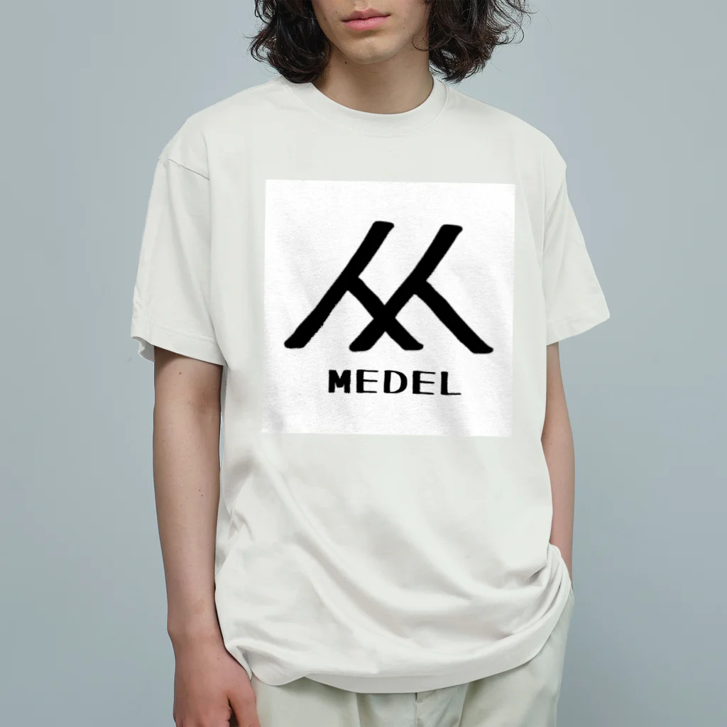 MedelBox™️ のメデル　ロゴマーク オーガニックコットンTシャツ