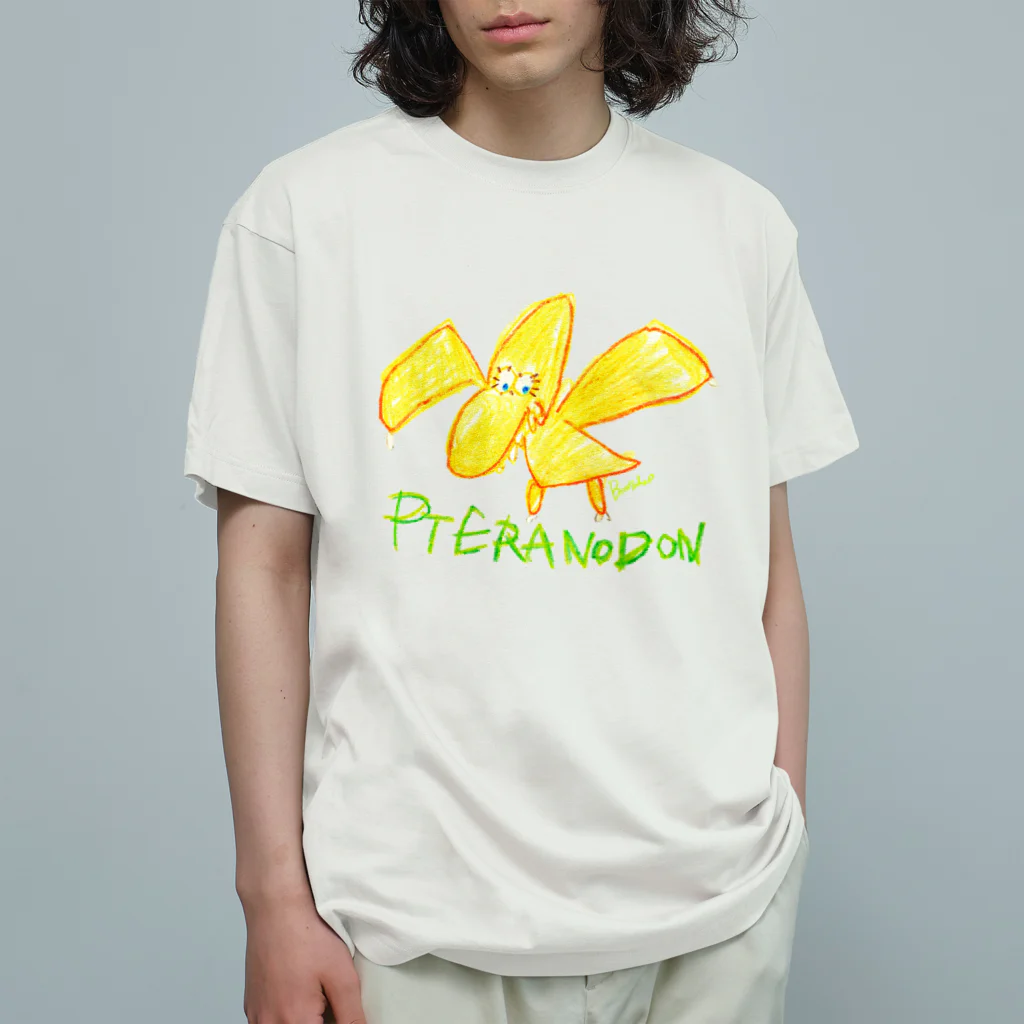 BenizakeのPteranodon オーガニックコットンTシャツ