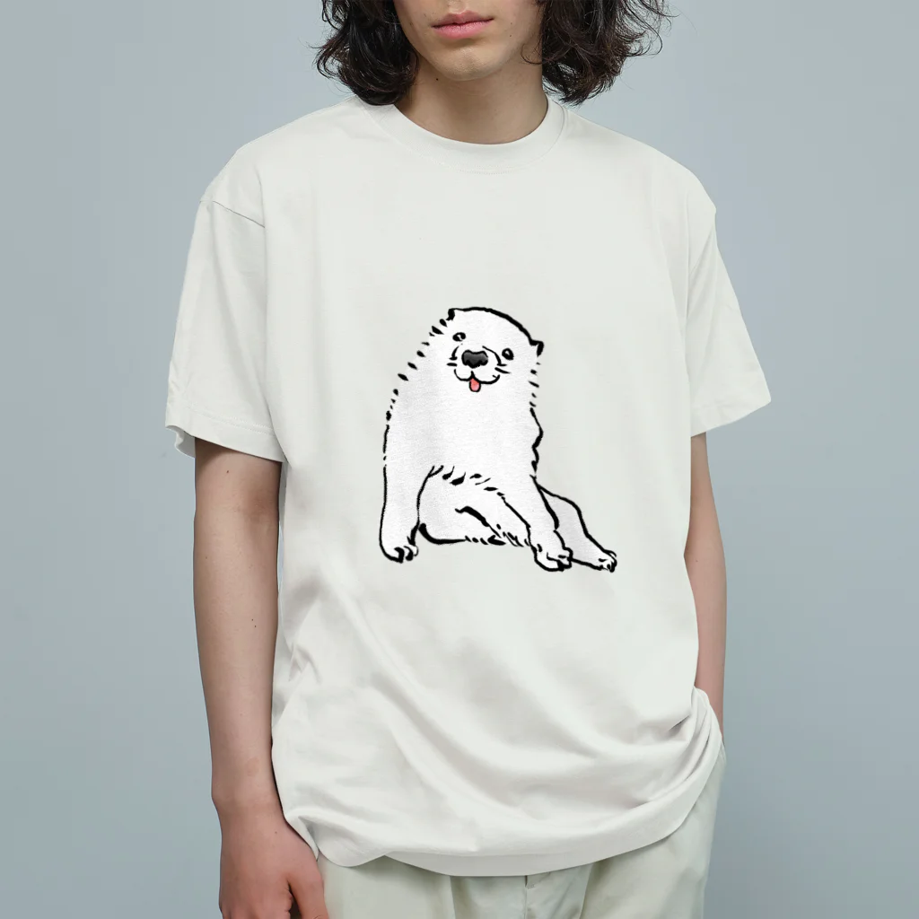 ふくふく商店の長沢芦雪の「あの犬」 オーガニックコットンTシャツ