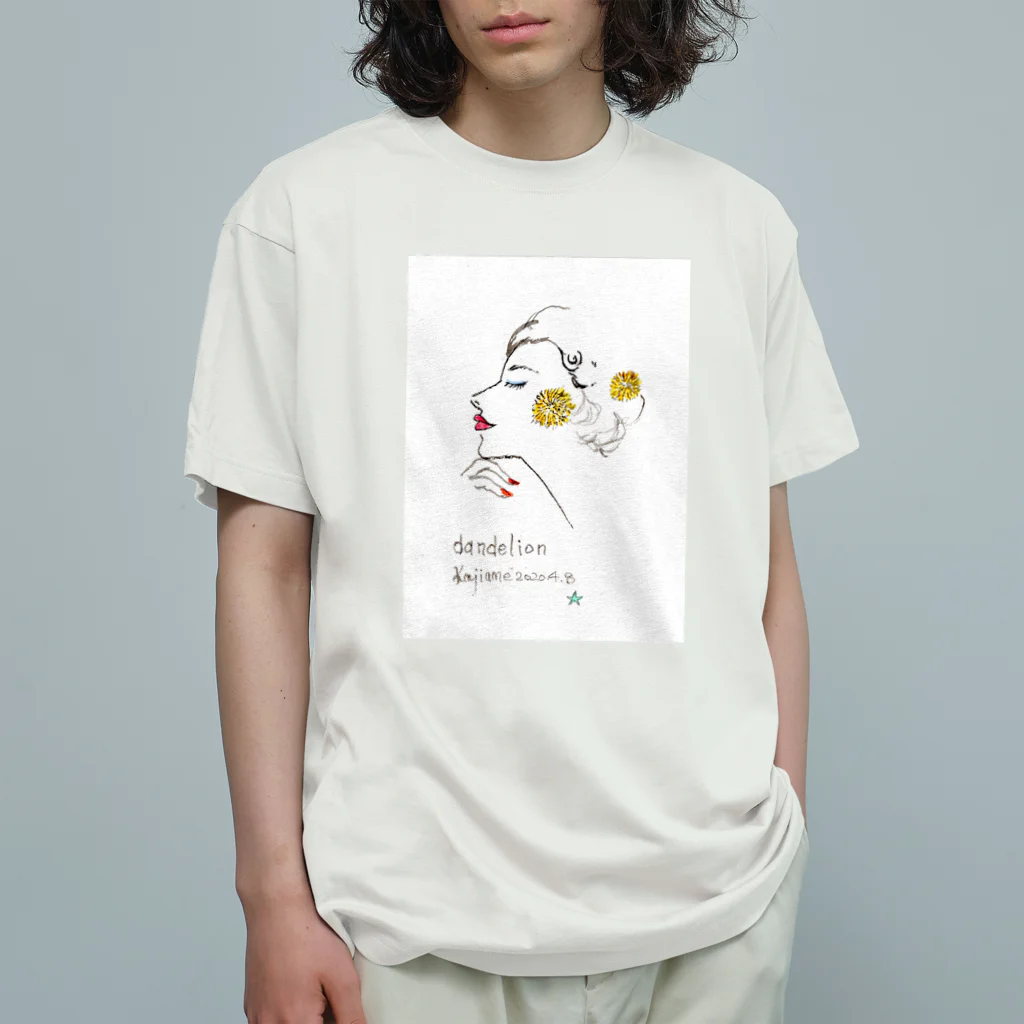 atelier-ckのダンデライオン オーガニックコットンTシャツ