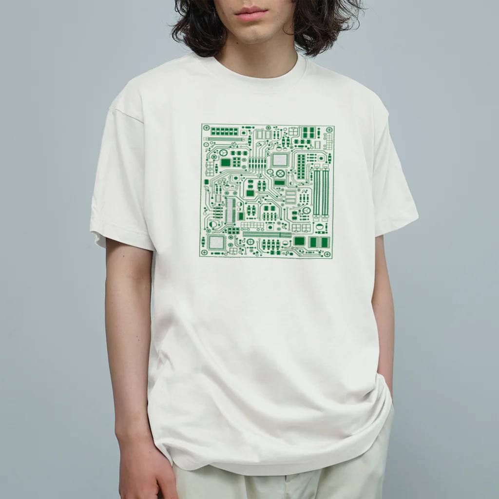 好きなもの工房の基板柄 オーガニックコットンTシャツ