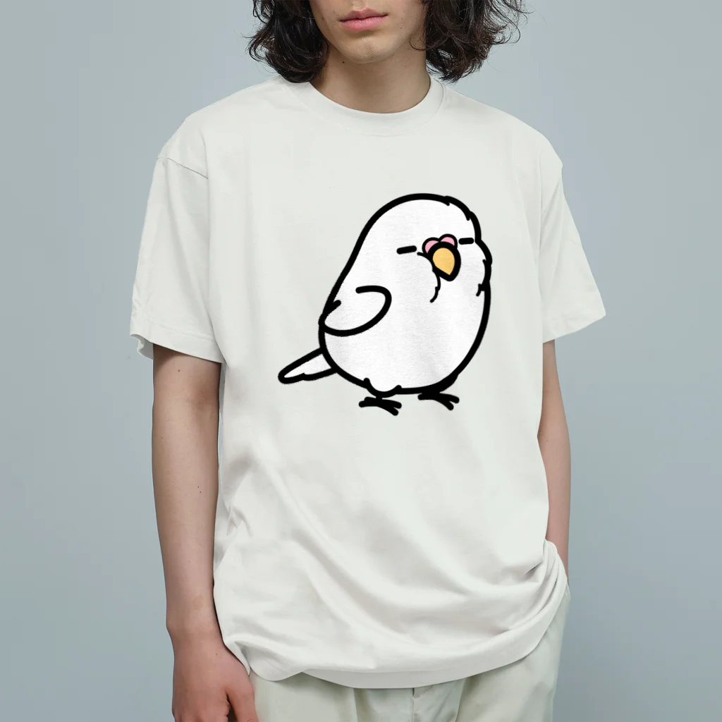 Cody the LovebirdのChubby Bird 大型セキセイインコ Organic Cotton T-Shirt