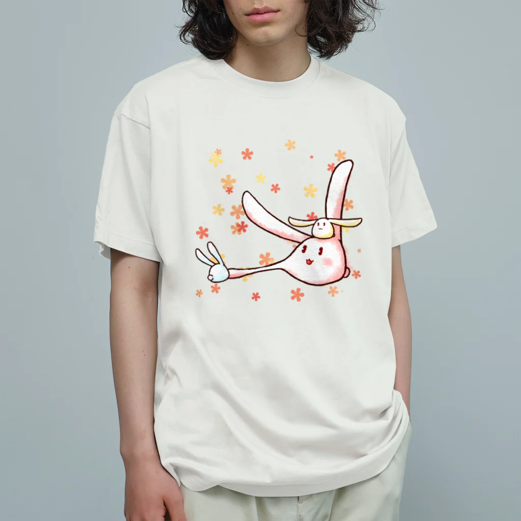 DSM/冴木みやこのもちうさぎ オーガニックコットンTシャツ