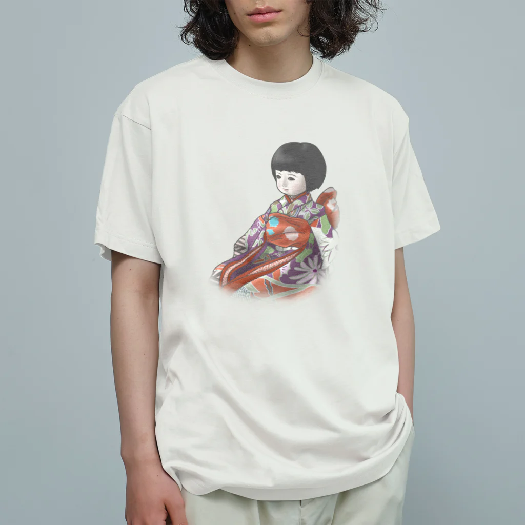 西洋人形館　＠かなでの彦舎の市松人形　聖（ひじり） Organic Cotton T-Shirt