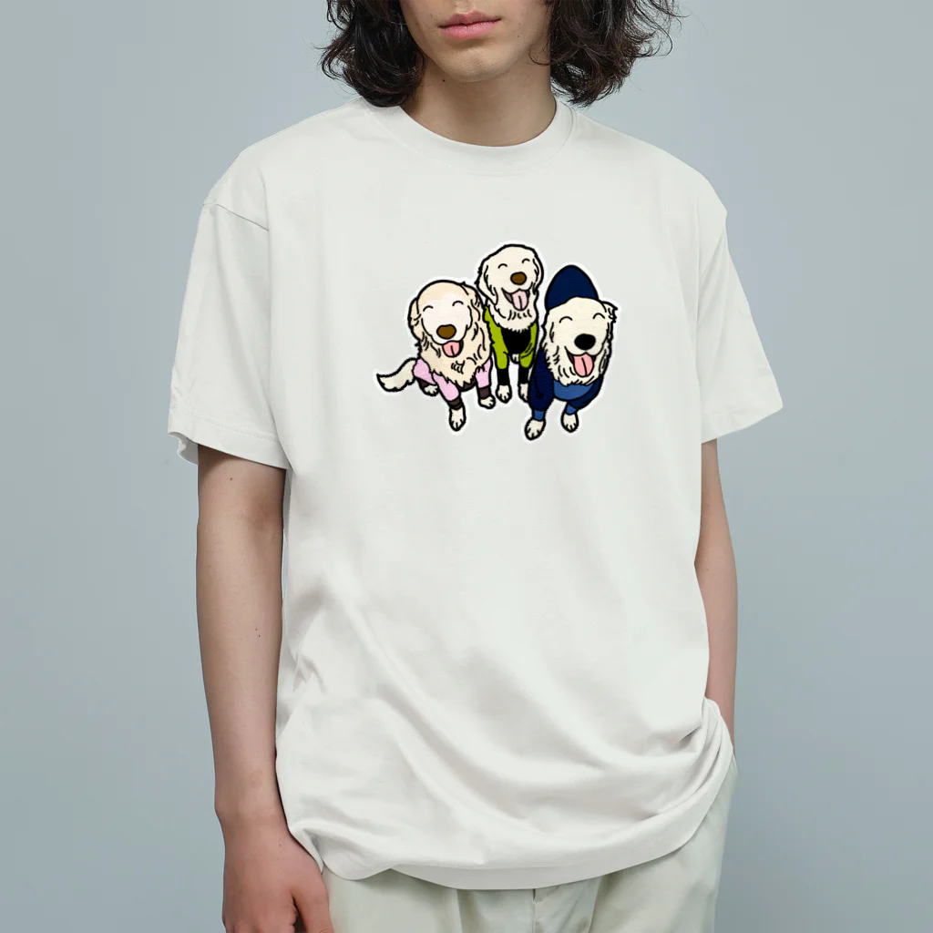 niconicotontonのうちの子1番☆サリー＆すみれ＆六花 Organic Cotton T-Shirt