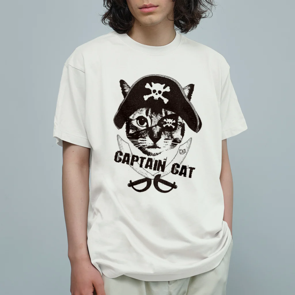 NobigaoのNobigao 海賊猫 Organic Cotton T-Shirt