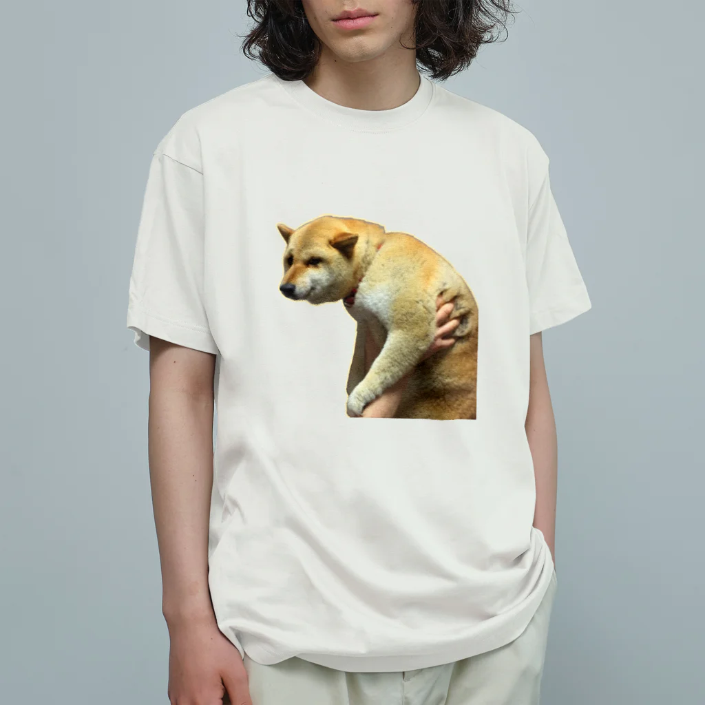 柴犬しばわんこhana873の微妙な表情のもふもふ柴犬しばいぬ Organic Cotton T-Shirt