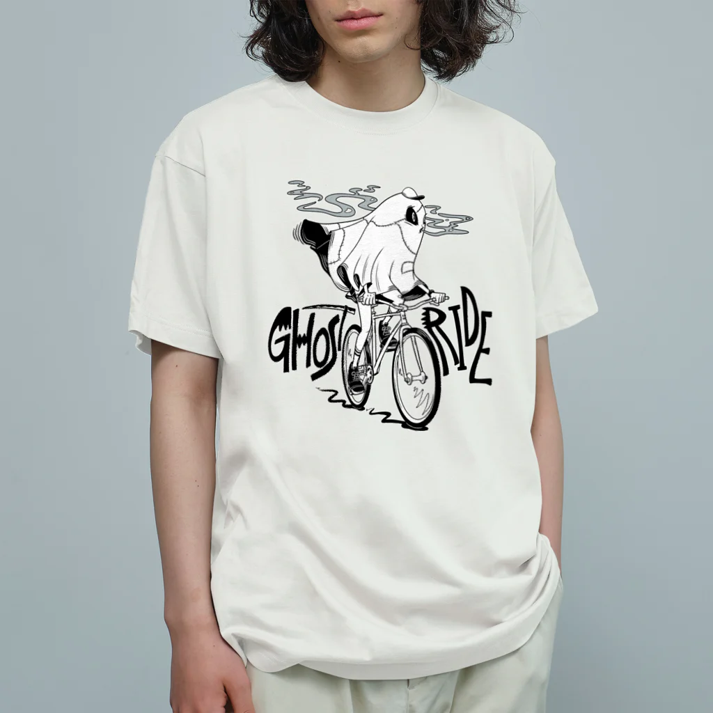 nidan-illustrationの"GHOST RIDE" オーガニックコットンTシャツ