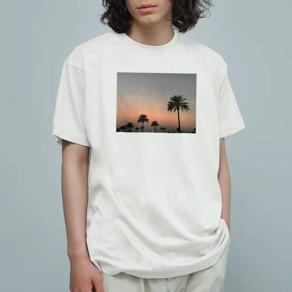 nature lover shop のLA palms オーガニックコットンTシャツ