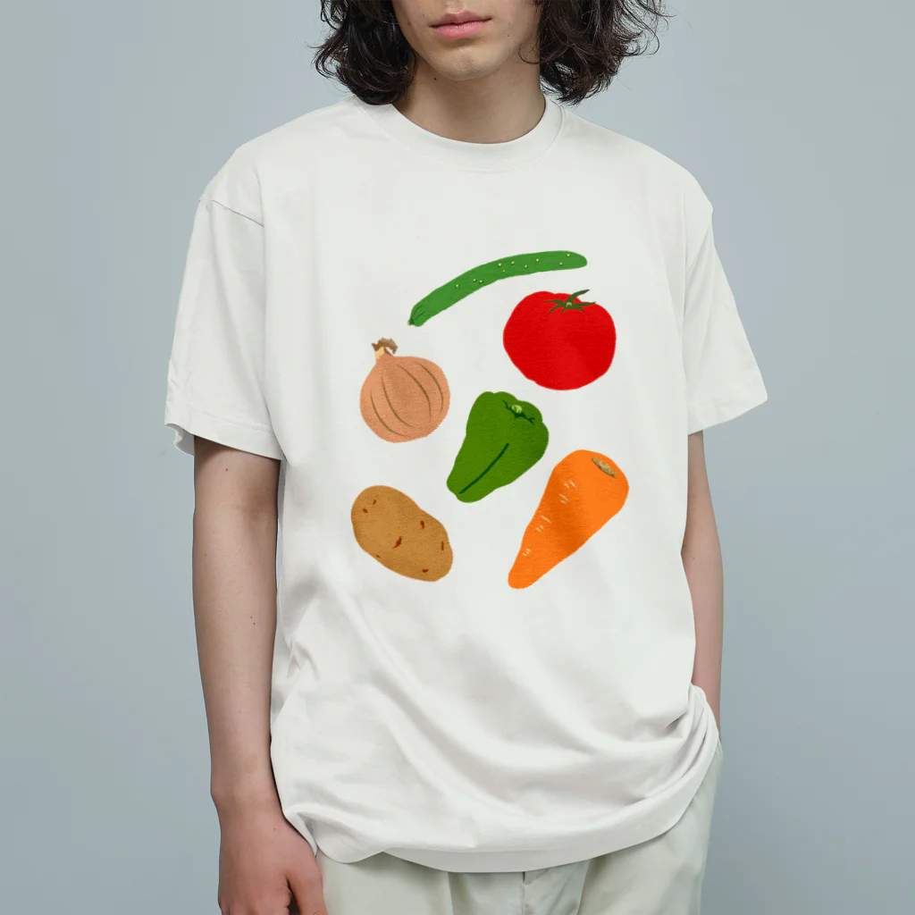 さぎょべあのベジタブル！ Organic Cotton T-Shirt