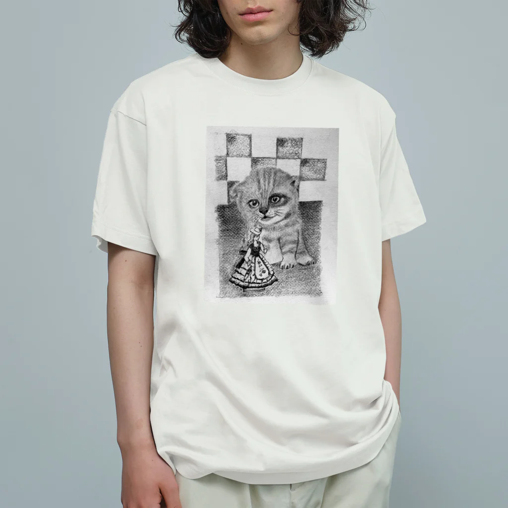 シャルルのオルゴールで遊ぶ Organic Cotton T-Shirt