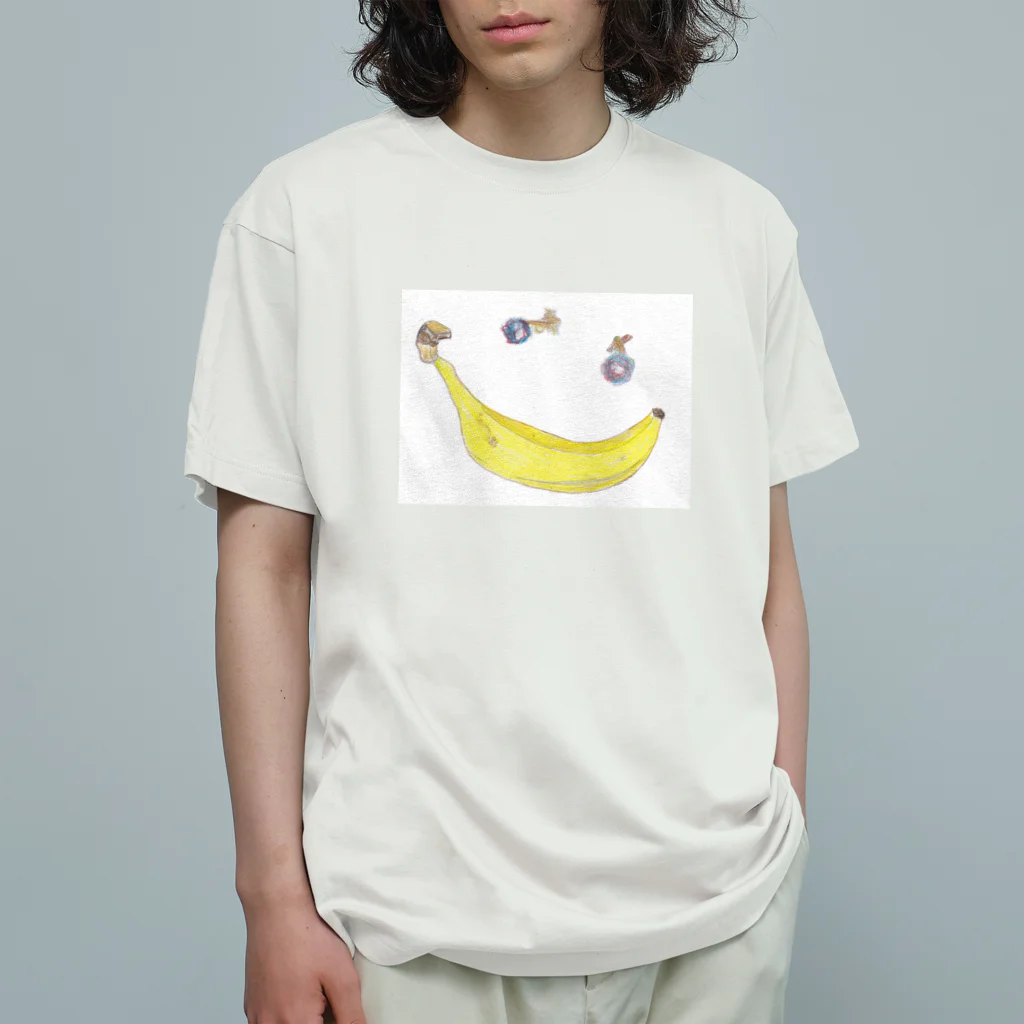 ホームタウンスター　Hometown Star のバナナスマイリー　Banana Smiley オーガニックコットンTシャツ