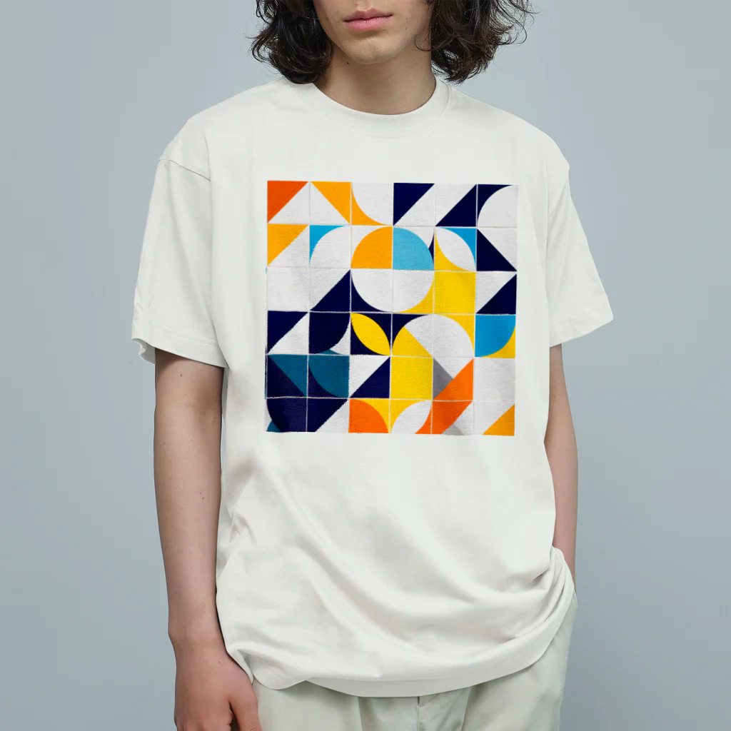 𝙈𝙊𝙈𝙊'𝙨 𝙎𝙝𝙤𝙥のレトロなタイル 01 Organic Cotton T-Shirt