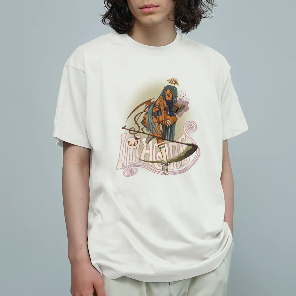 nidan-illustrationの"IMAGINE" オーガニックコットンTシャツ