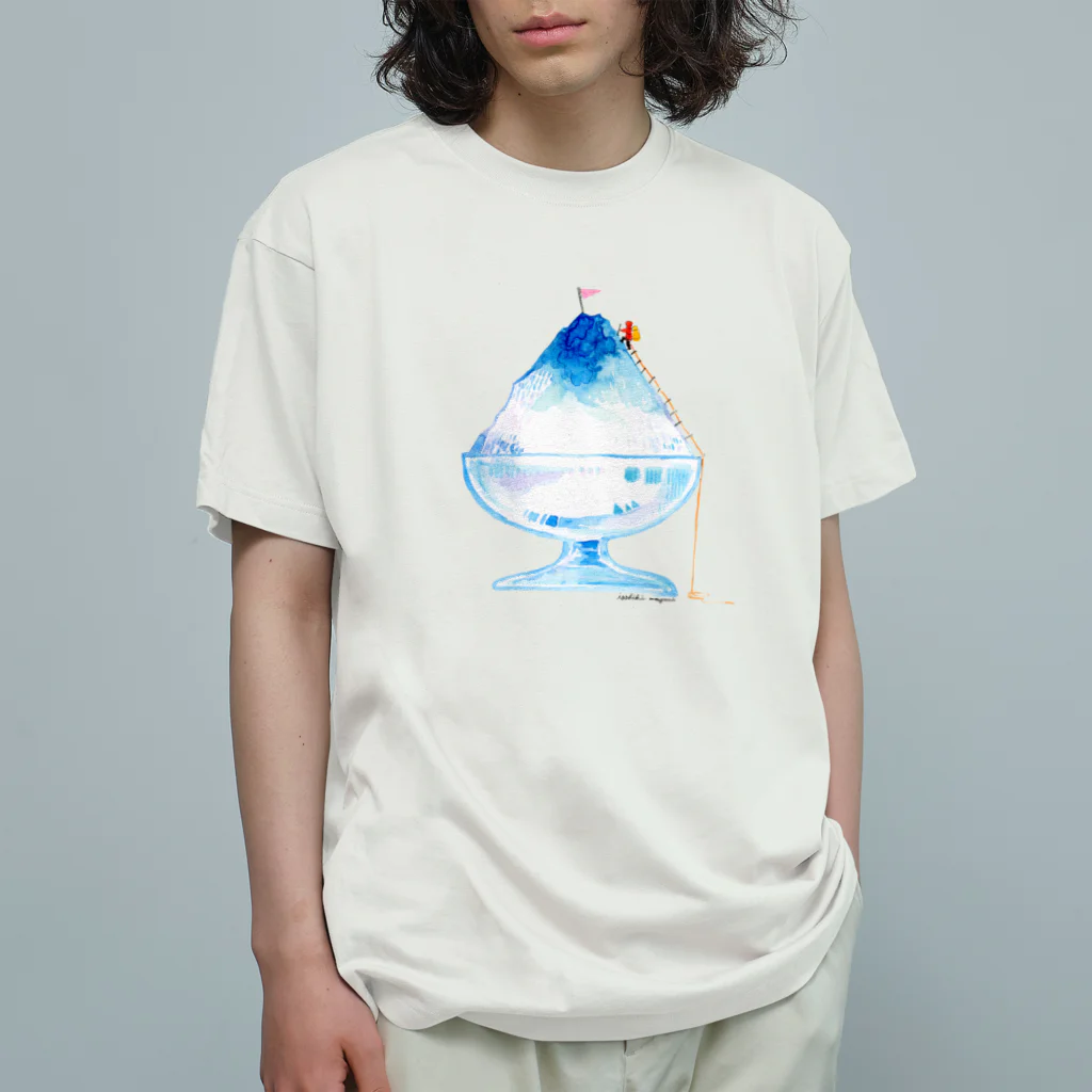 isshiki mayumiのかき氷登山Tシャツ Organic Cotton T-Shirt