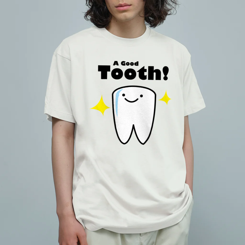 ゴロニャーのダサT屋さんのよい歯の日　トゥース！ #歯科医 に売れています。 Organic Cotton T-Shirt