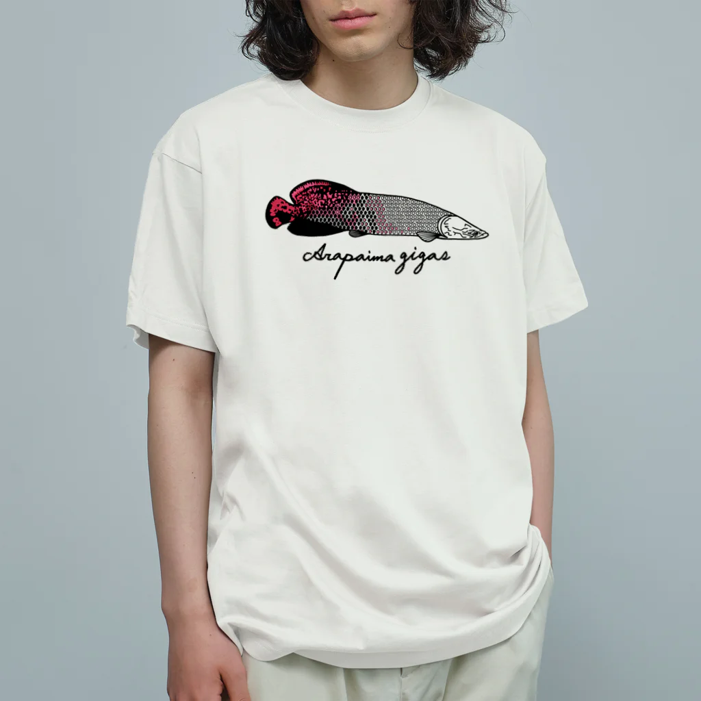 Alba spinaのピラルク Organic Cotton T-Shirt