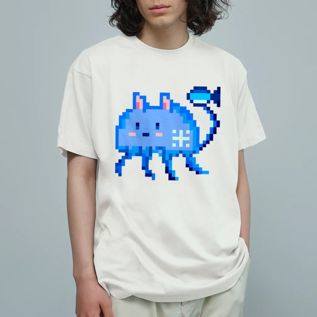 三毛猫時計店のジェリーキャット  オーガニックコットンTシャツ